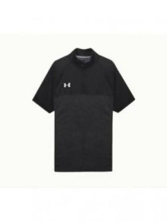 Men's Locker High Neck Short Sleeve T Shirt Black - UNDER ARMOUR - BALAAN 2