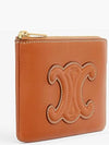 Triomphe Pouch Card Wallet Tan - CELINE - BALAAN 3