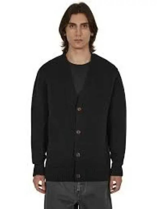 Wool Blend Cardigan Black - ACNE STUDIOS - BALAAN 2