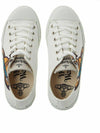 Plimsoll Logo Print Cotton Low Top Sneakers White - VIVIENNE WESTWOOD - BALAAN 7