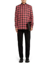 CHECKED COTTON SHIRT - GIVENCHY - BALAAN 5