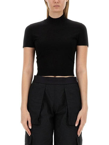 T By Alexander Wang T-Shirt With Logo - ALEXANDER WANG - BALAAN 1