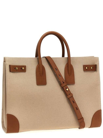 Saint Laurent Beige Canvas Sac De Jour Top Handel Bag - SAINT LAURENT - BALAAN 2