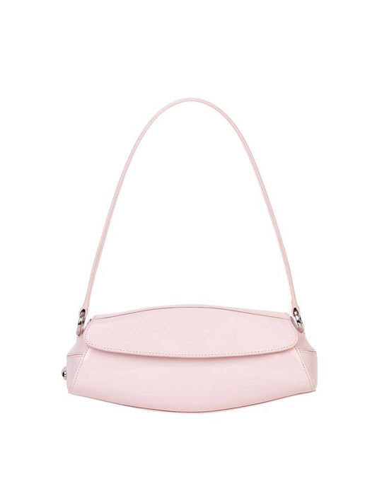 Almond Shoulder Bag Glossy Soft Pink - COTESSI - BALAAN 1