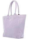 Yenky Embroidered Logo Small Tote Bag Lilac - ISABEL MARANT - BALAAN 4