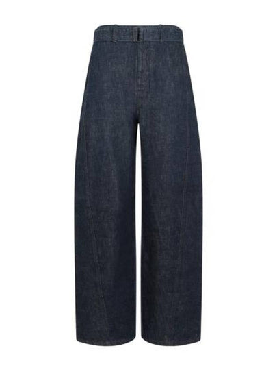 Twisted Belt Straight Jeans Indigo - LEMAIRE - BALAAN 2