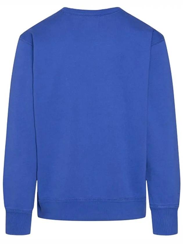 Miky Logo Print Sweatshirt Blue - ISABEL MARANT - BALAAN 4