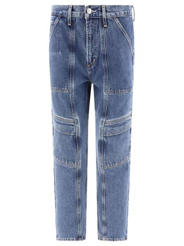 Denim Straight Pants A9120 1141RGTIO Blue - AGOLDE - BALAAN 1