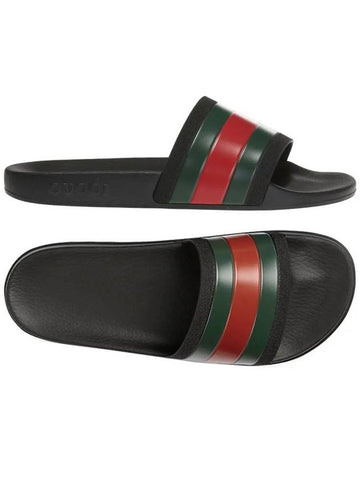 Kids Women s Striped Slippers 508810 GIB10 1098 - GUCCI - BALAAN 1