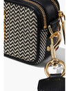 Snapshot chevron pattern shoulder bag - MARC JACOBS - BALAAN 4