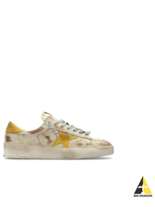 Stardan Leather Low Top Sneakers Off White - GOLDEN GOOSE - BALAAN 2