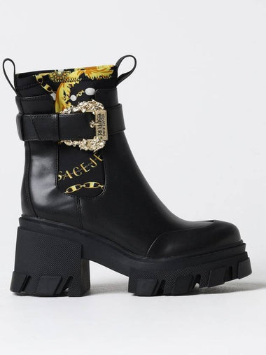 Flat ankle boots woman Versace Jeans Couture - VERSACE - BALAAN 1