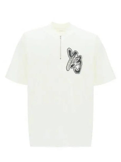 Men's Y-3 Short Sleeve T-Shirt White - YOHJI YAMAMOTO - BALAAN 2