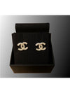 Women's CC Logo Pearl Pearl Earrings Gold - CHANEL - BALAAN 8