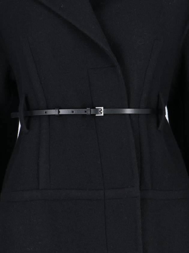 Belted Wool Coat J04AA0004J40020 - JIL SANDER - BALAAN 4