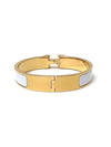 Clic H Bracelet Gold Blanc - HERMES - BALAAN 6