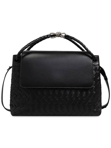 Bottega Veneta Leather Shoulder Bag Men s Black - BOTTEGA VENETA - BALAAN 1