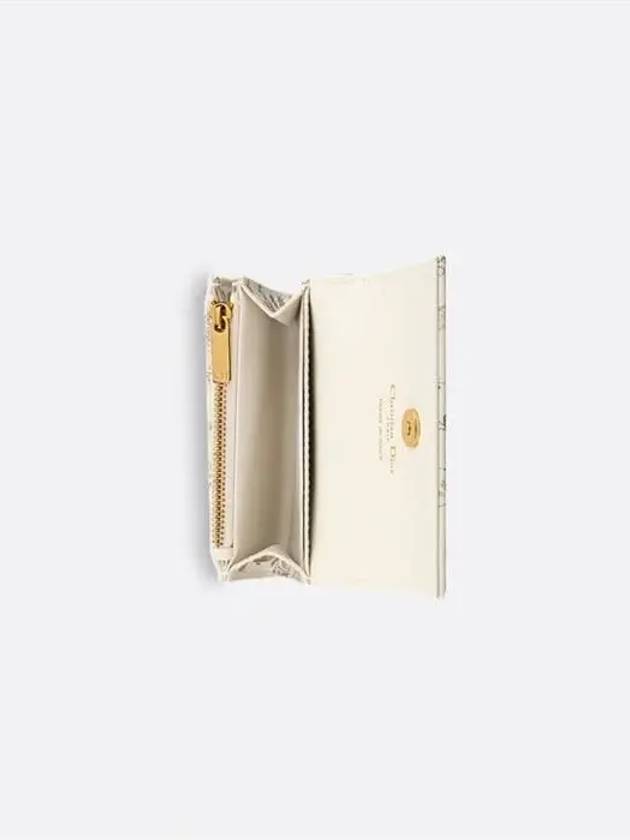 Caro Glycine Half Wallet White - DIOR - BALAAN 4