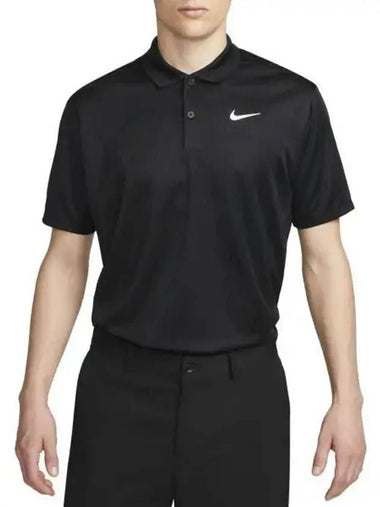 23 Men's Golf Dri-Fit Victory Jacquard Polo DV8537 010 JCQRD - NIKE - BALAAN 1