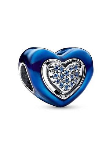 Spinnable Heart Charm Blue - PANDORA - BALAAN 1