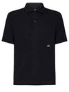 Pocket Polo Shirt Black - CP COMPANY - BALAAN 2