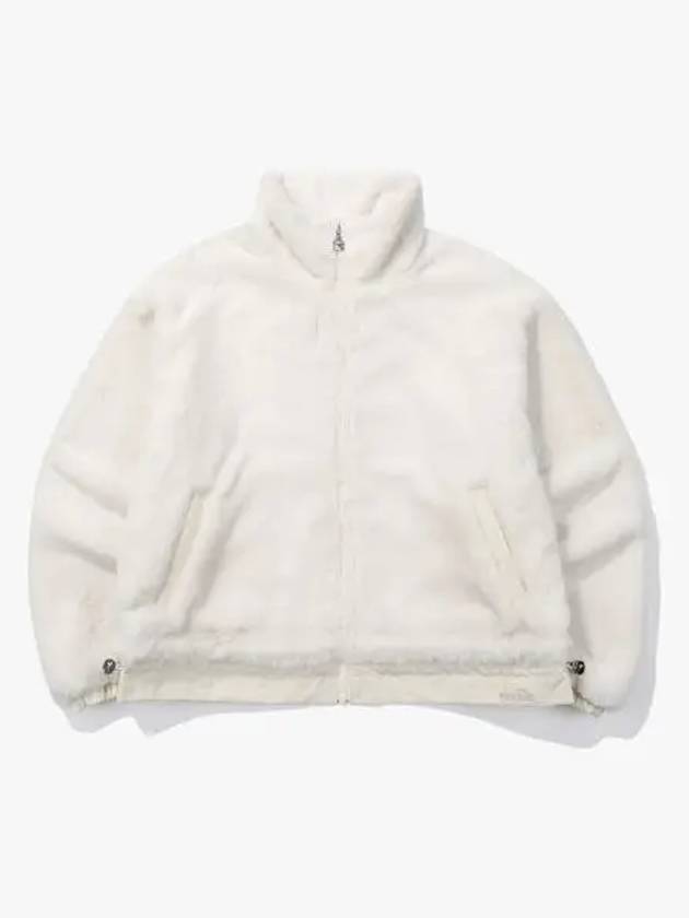 Diadora Fluffy Fleece Jacket Women IVORY - DIADORA - BALAAN 1