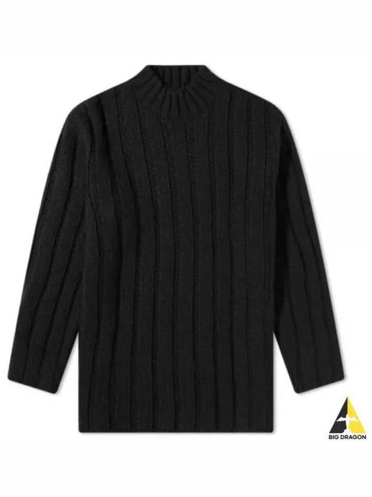 Funnel neck knit black M2223FR - OUR LEGACY - BALAAN 2