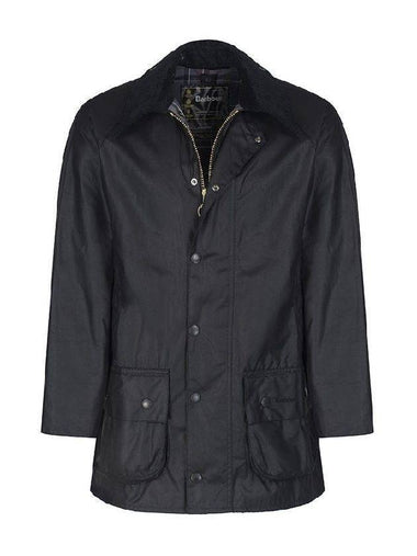 Men's Beaufort Wax Jacket Black - BARBOUR - BALAAN 1