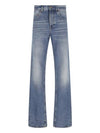 Denim Straight Pants 760009 Y04PG4599 BLUE - SAINT LAURENT - BALAAN 1