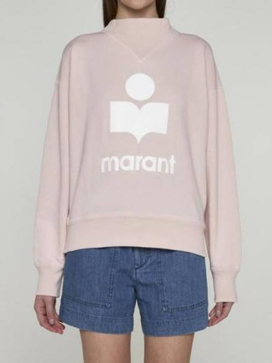 Moby Logo Sweatshirt Pearl Rose SW0003FA A1M07E PREU - ISABEL MARANT - BALAAN 1