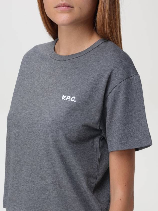 Boxy Micro Logo Short Sleeve T-Shirt Charcoal - A.P.C. - BALAAN 3