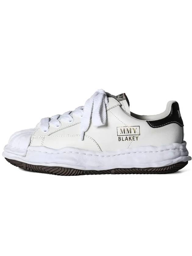 Blakey Logo OG Sole Low Top Sneakers White - MAISON MIHARA YASUHIRO - BALAAN 4