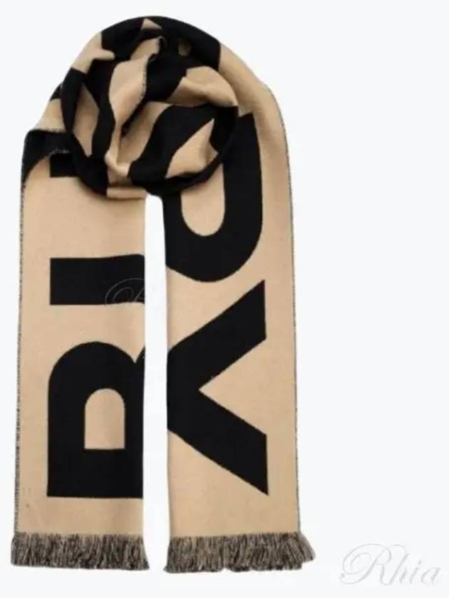 Logo Archive Scarf Brown - BURBERRY - BALAAN 2