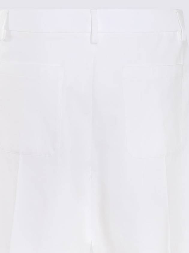 Valentino Garavani White Wool Bermuda Shorts - VALENTINO - BALAAN 2