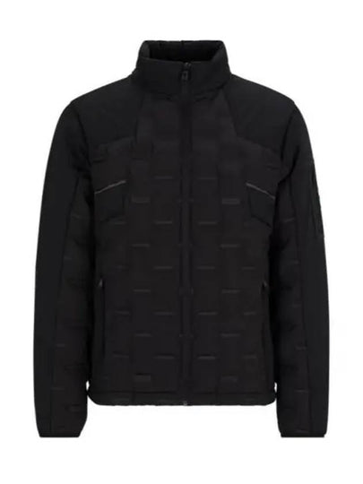 Printed Bonding Fabric Down Jacket Black - HUGO BOSS - BALAAN 2