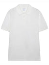 Men's Cotton Piquet Jersey Short Sleeve Polo Shirt White - BOTTEGA VENETA - BALAAN 2