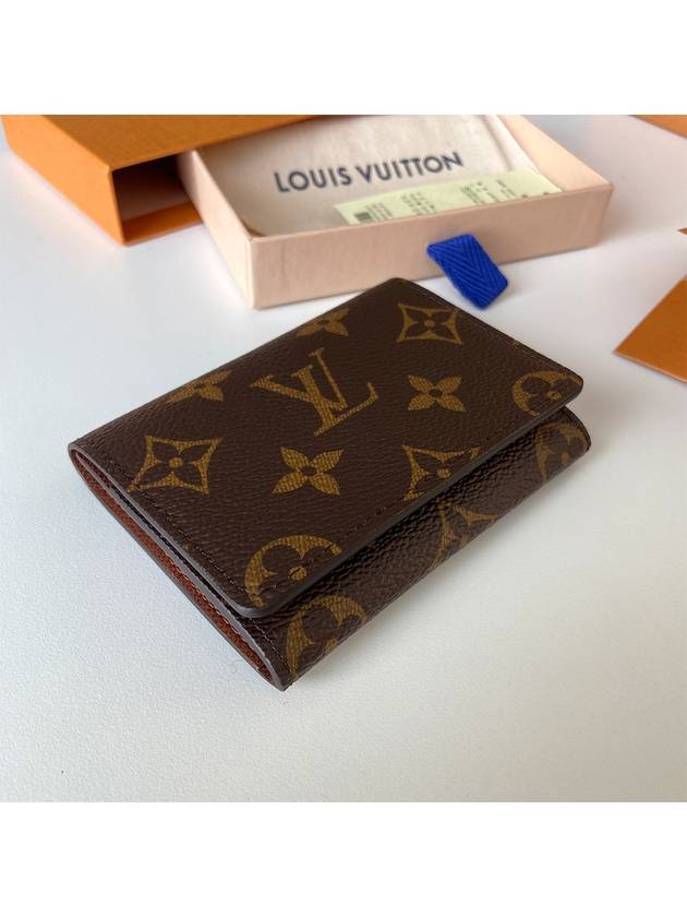 Enveloppe Carte De Visite Monogram Card Wallet Brown - LOUIS VUITTON - BALAAN 5