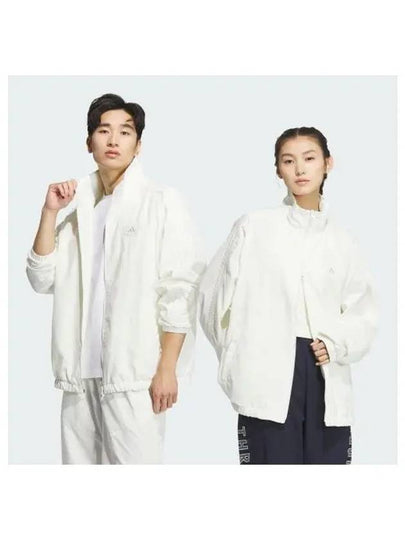 3 Stripes Woven Track Jacket White - ADIDAS - BALAAN 2