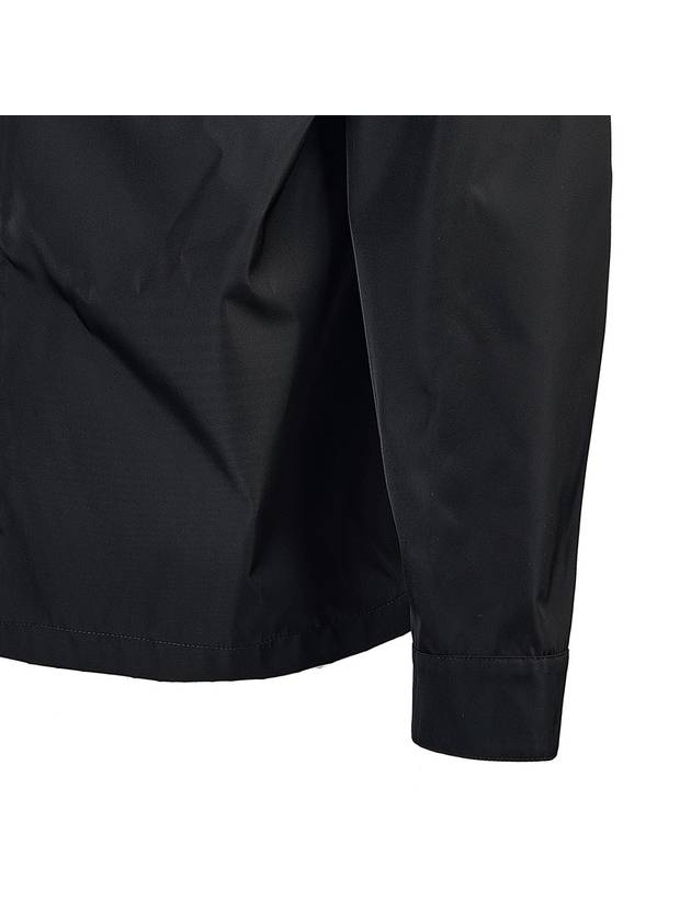 Re-Nylon Zip-Up Long Sleeve Shirt Black - PRADA - BALAAN 8