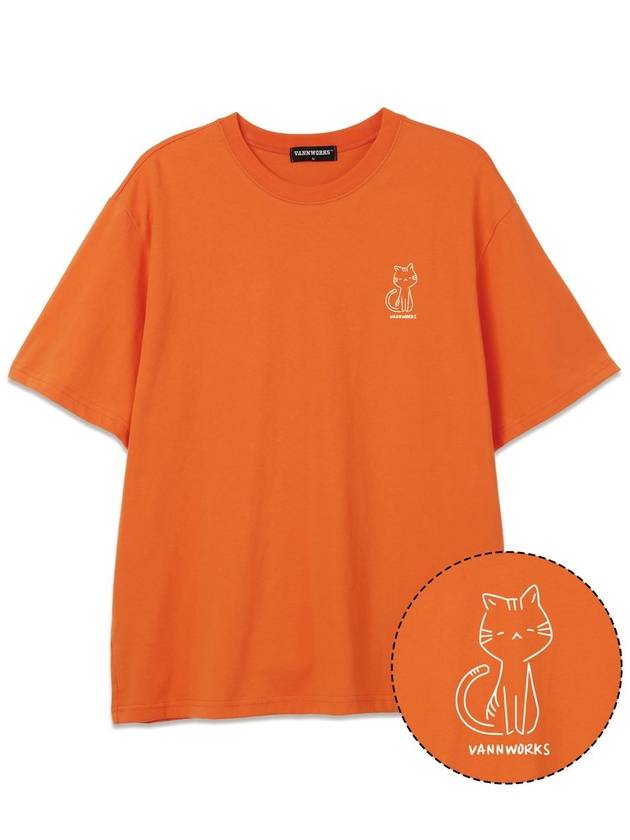 Cat Short Sleeve T-shirt - VANN WORKS - BALAAN 2