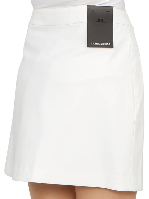 Women's Cataleya Pleated Skirt White - J.LINDEBERG - BALAAN 11