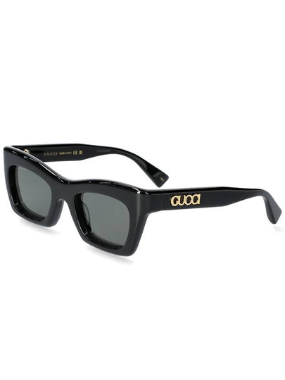 Rectangular Sunglasses Black - GUCCI - BALAAN 2