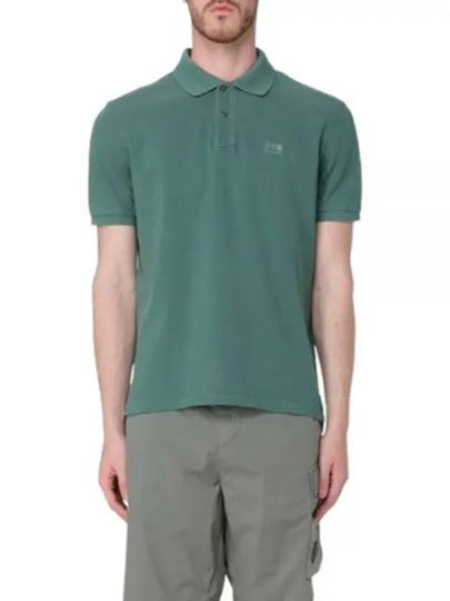 24/1 Piquet Resist Dyed Polo Shirt Green - CP COMPANY - BALAAN 2