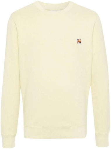 Fox Head Patch Regular Sweatshirt Yellow - MAISON KITSUNE - BALAAN 1