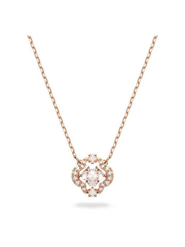 sparkling dance clover necklace rose gold - SWAROVSKI - BALAAN 1