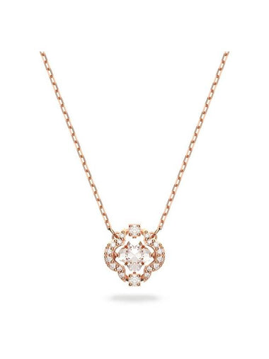 sparkling dance clover necklace rose gold - SWAROVSKI - BALAAN 1