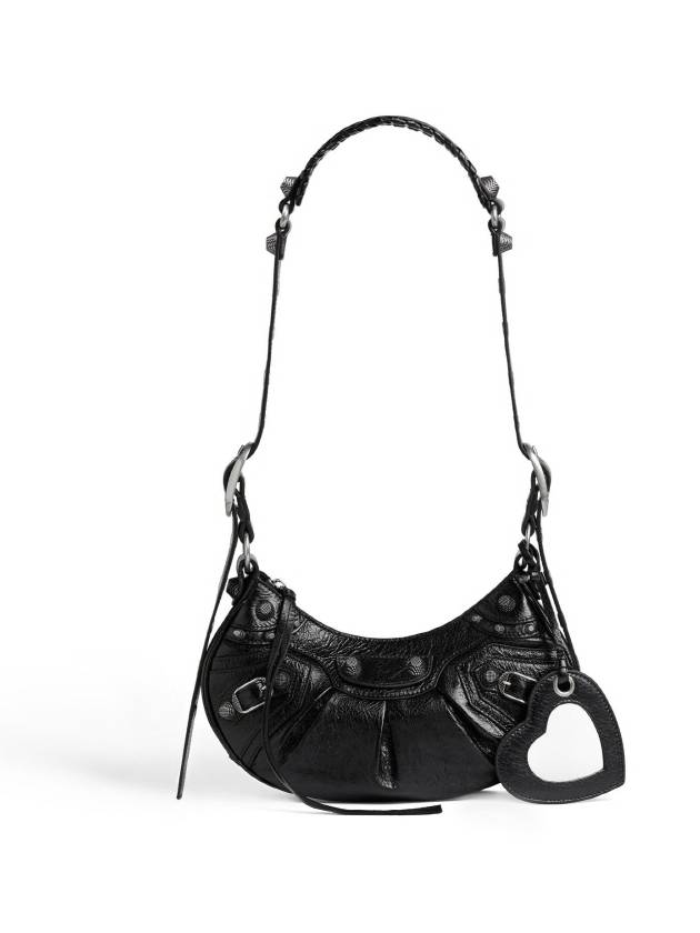 Le Cagole Small Leather Shoulder Bag Black - BALENCIAGA - BALAAN 2