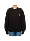 Women's Back Logo Sweatshirt Black - WOOYOUNGMI - BALAAN 4