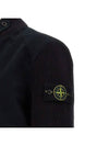 Compass Badge Pleated Windbreaker Blue - STONE ISLAND - BALAAN 5