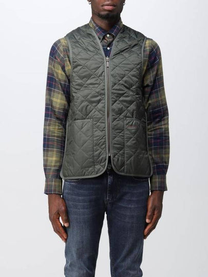 Quilted Waistcoat Zip In Liner Vest Olive - BARBOUR - BALAAN 2